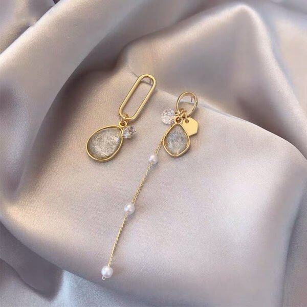 Vintage Opal Long Temperament Pearl Earrings Earrings 5