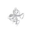 Butterfly Ring Zirconia Stone Paved Rose Gold ColorRings Cute Christmas Gifts For Women And Girls Rings 15