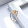 14K Gold Diamond Colored Zircon Ring OurSpecialSelection 8