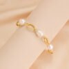 Cold 14K Gold Baroque Pearl Bracelet Bracelets 22