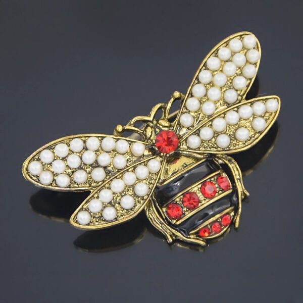 Retro cute little bee brooch Accessories 4