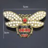 Retro cute little bee brooch Accessories 6
