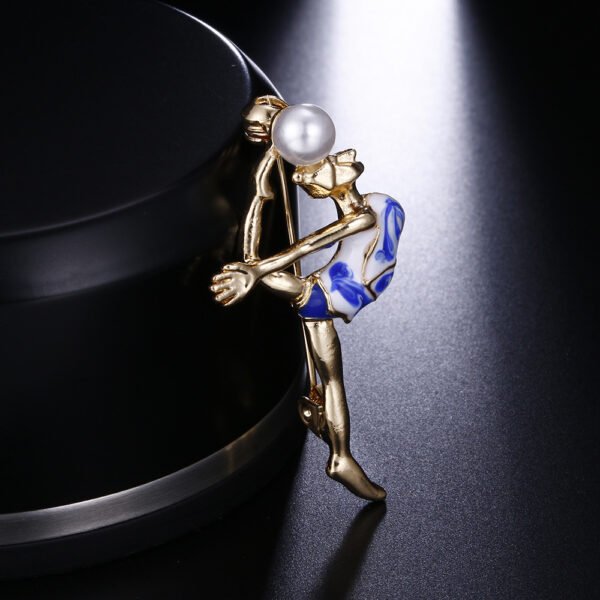 Rhythmic Gymnastics Pearl Brooch Accessories 7
