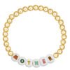 Fashion simple dice bracelet letter bracelet Bracelets 12