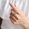 Butterfly Ring Zirconia Stone Paved Rose Gold ColorRings Cute Christmas Gifts For Women And Girls Rings 13