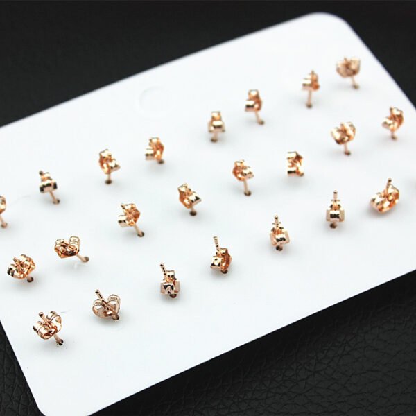 Alloy color oil drop earrings Earrings 6