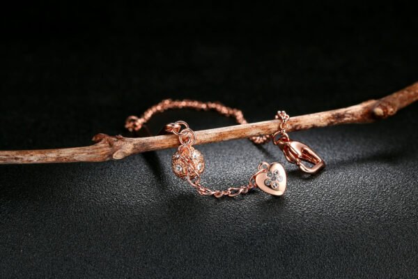 Rose Gold Plated Zircon Bracelet Bracelets 7