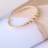 Gold-plated brass bead bracelet Bracelets 11