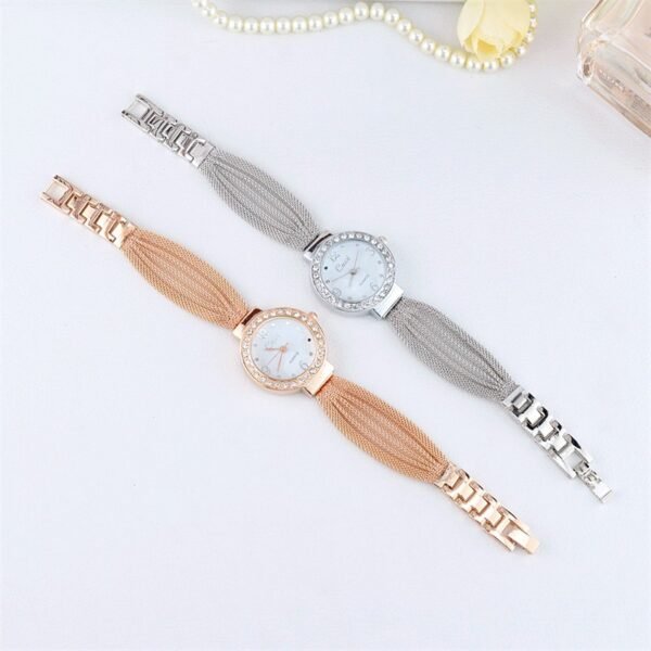 Gold mesh belt fashion women’s watch watches 4