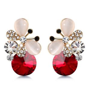 Gold-plated butterfly earrings temperament Earrings
