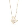Rose gold butterfly necklace Necklaces 8