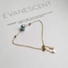 Seawater Pearl Really Hemp Single 14K Gold Bracelet Bracelets 8