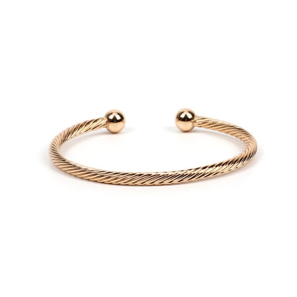 Brass embossed opening bracelet Personality versatile ladies bracelet Bracelets 5