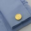 Men’s Gold Bitcoin Cufflinks Spot Business Accessories 12