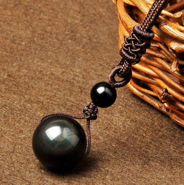 Obsidian Celestial Eye Necklace Necklaces 8