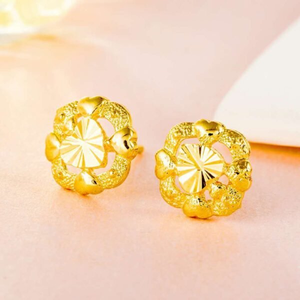 24K Gold Plated Earrings Euro Gold Jewelry New Popular Earrings Earrings 3