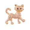 Fashion Jewelry Gold Cute Cat Brooches Garment Accessories Animal Pin Birthday Gift Other 6