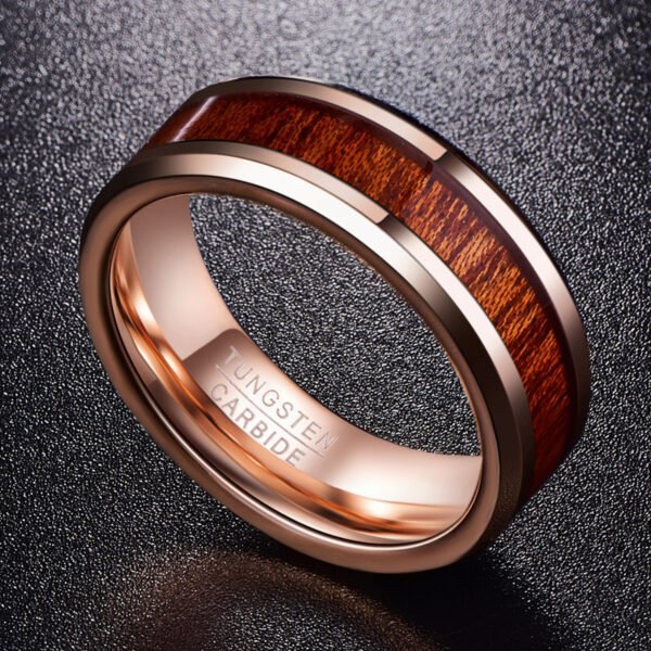 Men’s Tungsten Gold Ring 3-3 Rings 3