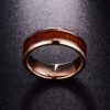 Men’s Tungsten Gold Ring 3-3 Rings 9