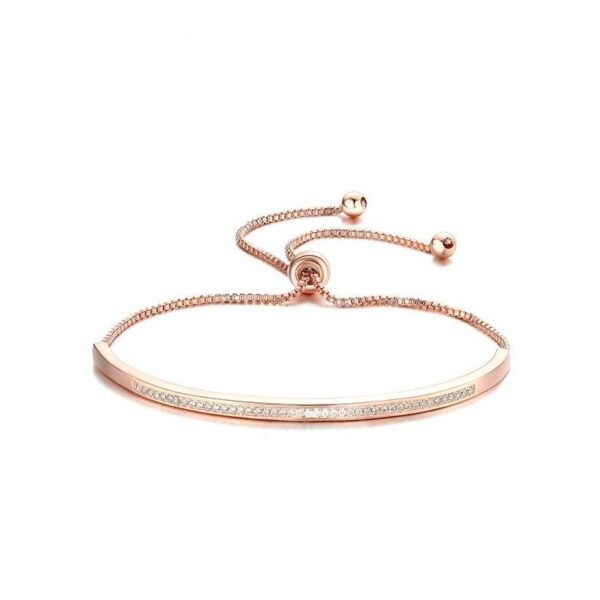 Top Quality Bracelet & Charm Bracelet For Women Get Bar Cursor Brilliant Cz Gold Jewelry Pulseira Hand Bracelets 3