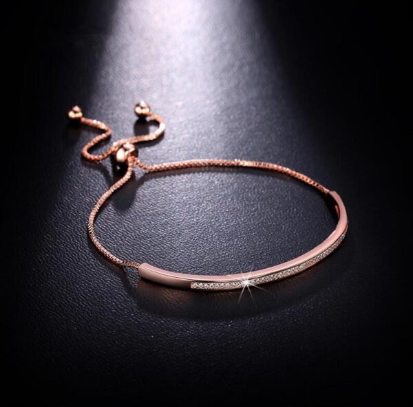 Top Quality Bracelet & Charm Bracelet For Women Get Bar Cursor Brilliant Cz Gold Jewelry Pulseira Hand Bracelets 4