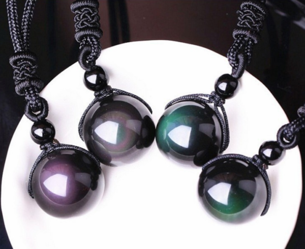 Obsidian Celestial Eye Necklace Necklaces 5