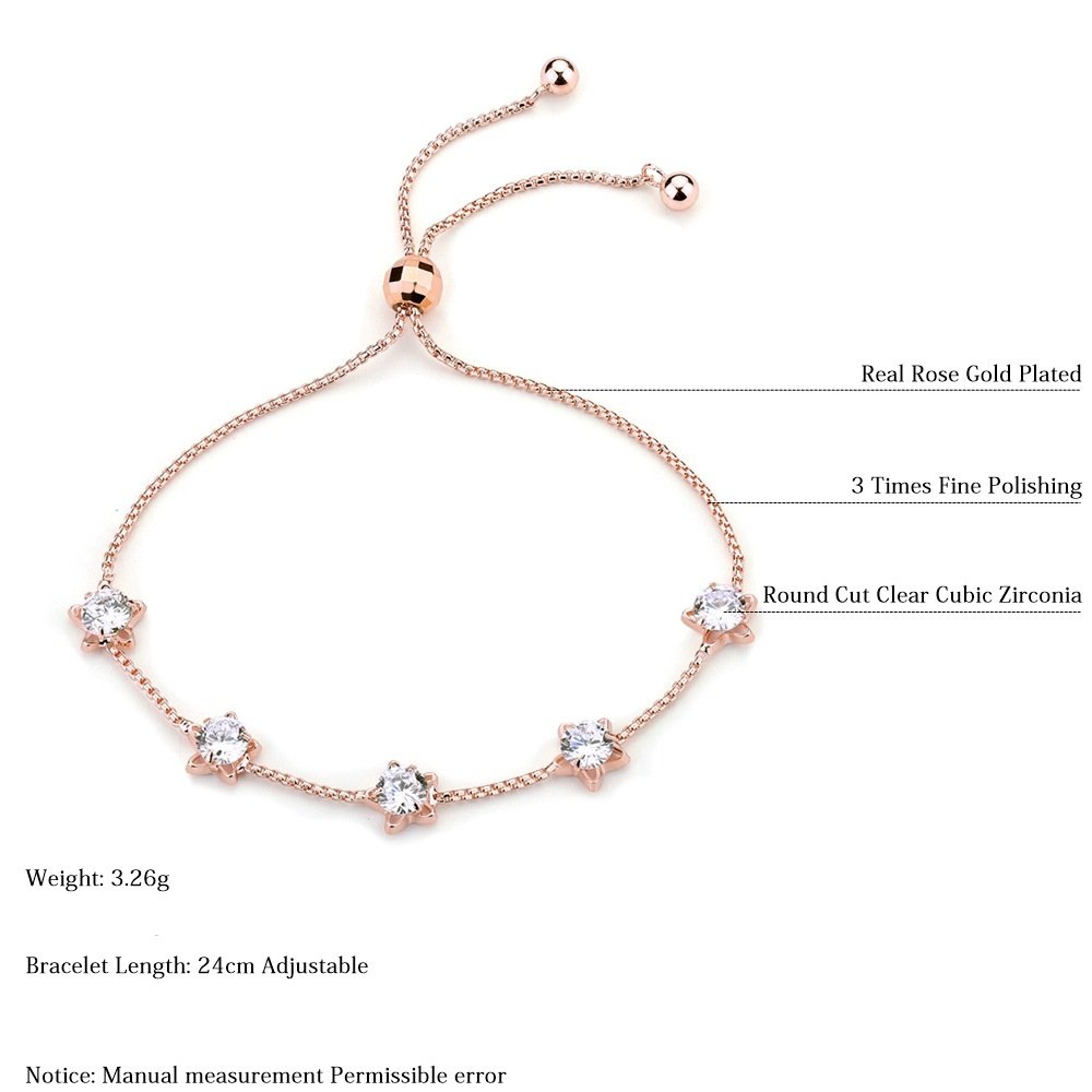 Electroplated 18K rose gold female bracelet Necklaces 4 Electroplated 18K rose gold female bracelet Necklaces 4