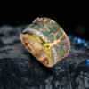 Tree of Life Gold Plated Ring Rings 10
