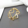 Hollow Love Ring Female Fashion Personality Index Finger Rings 16 Hollow Love Ring Female Fashion Personality Index Finger Rings 16