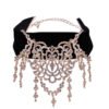 Style Exaggerated Hollow Rhinestone Necklace Necklaces 9