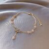 Real Gold Plating Flash Diamond Star And Moon Bracelet Bracelets 10