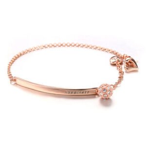 Letter Bracelet Rose Gold Plated Bracelet Sister Chain with Jewelry Bracelets