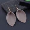 New Style Earrings European And American Simple First Layer Cowhide Earrings Simple Earrings 14