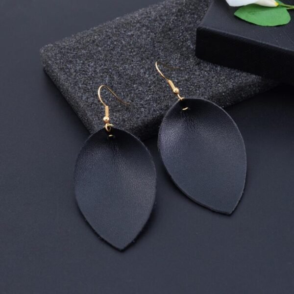 New Style Earrings European And American Simple First Layer Cowhide Earrings Simple Earrings 8