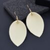 New Style Earrings European And American Simple First Layer Cowhide Earrings Simple Earrings 16