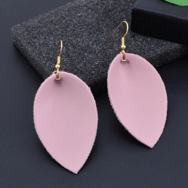 New Style Earrings European And American Simple First Layer Cowhide Earrings Simple Earrings 10