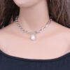 Shaped Pearl Copper Peach Heart Simple and Versatile Accessories 10