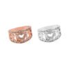 Mom Ring  Gold Plated Diamond Heart Ring Rings 19