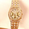 Tyrant Gold Men’s Watch Personality Waterproof Steel Belt Diamond Rhinestone Watch watches 9