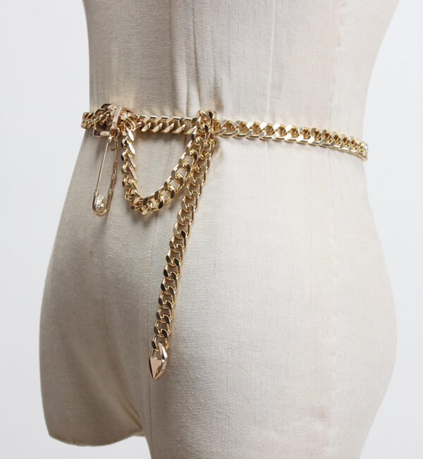 Metal Pendant Belt Women’s Fine Decorative Waist Chain Accessories 7