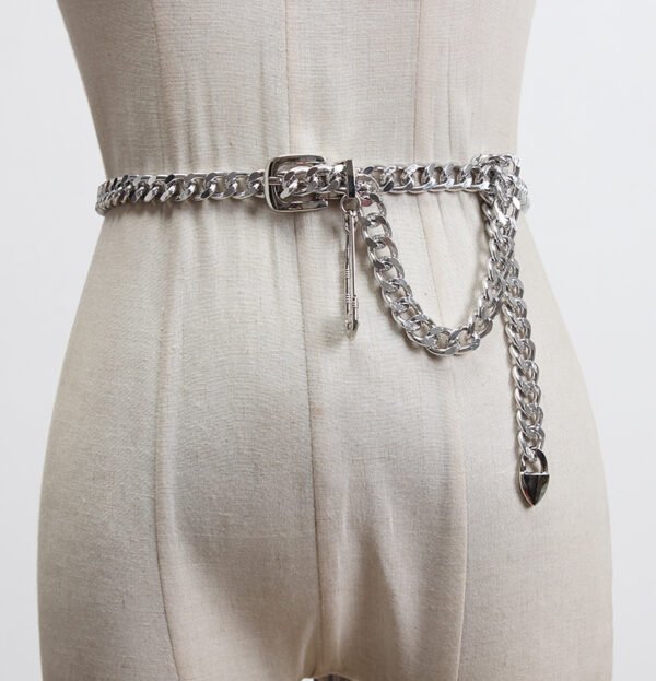 Metal Pendant Belt Women’s Fine Decorative Waist Chain Accessories 4