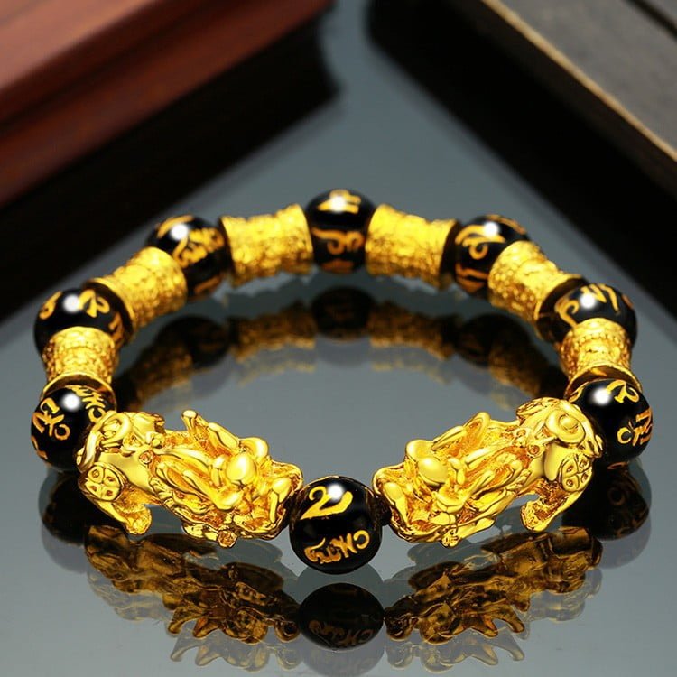 Vietnam Sand Gold Brave Bracelet Men And Women Obsidian Jewelry Bracelets 4 Vietnam Sand Gold Brave Bracelet Men And Women Obsidian Jewelry Bracelets 4