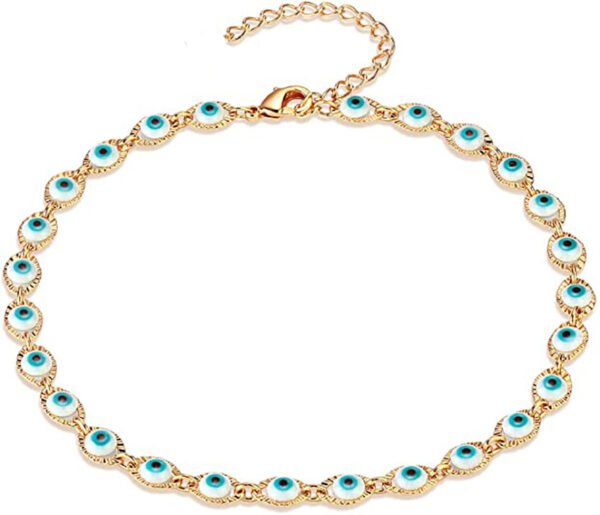 Evil Eye Choker Necklace Dainty Or Gold Necklaces 7