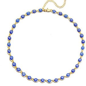 Evil Eye Choker Necklace Dainty Or Gold Necklaces