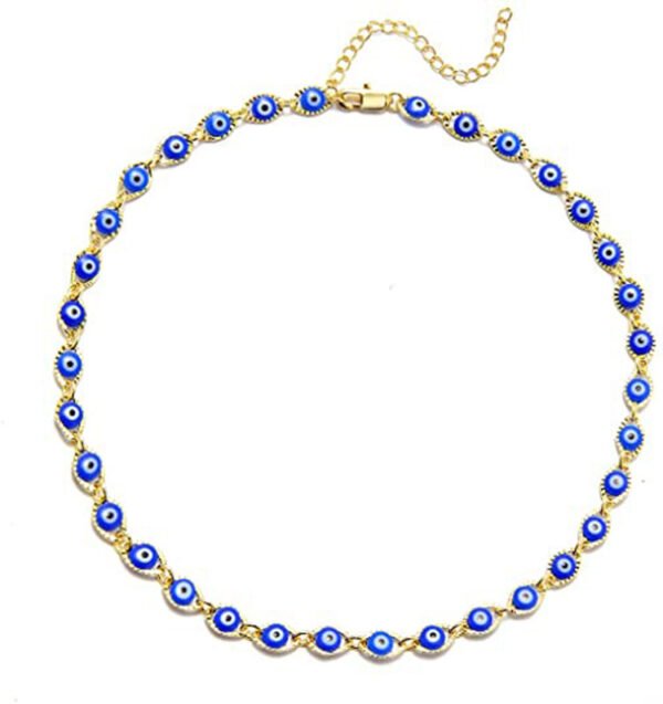 Evil Eye Choker Necklace Dainty Or Gold Necklaces 3