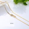 S925 Silver Necklace Gold Plated Chain Necklace Clavicle Chain Gold Color Gold Necklace Necklaces 11