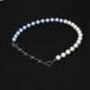 Blue Luminous Pearl Stitching Necklace Female Cross Necklaces 11 Blue Luminous Pearl Stitching Necklace Female Cross Necklaces 11