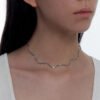 Small Design Sense Wave Pattern Jewelry Adjustable Necklace Necklaces 12 Small Design Sense Wave Pattern Jewelry Adjustable Necklace Necklaces 12