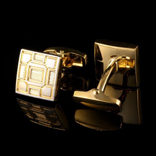 New High-Quality French Cuff Cuff Nails Suit Shirt Gold Cufflinks Accessories 4