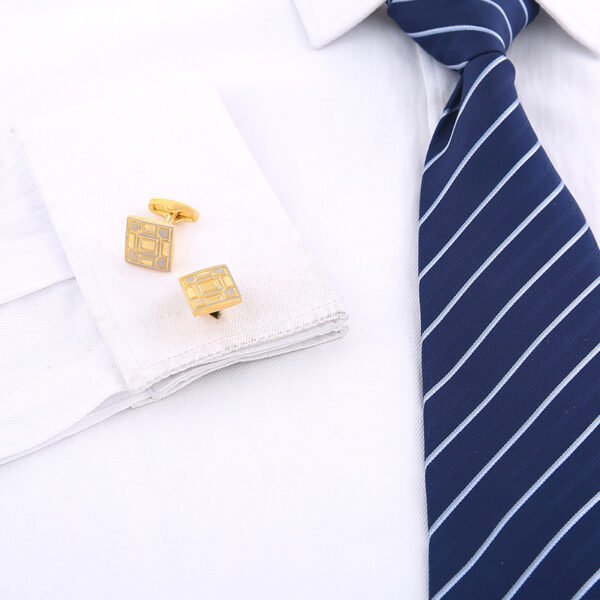 New High-Quality French Cuff Cuff Nails Suit Shirt Gold Cufflinks Accessories 6